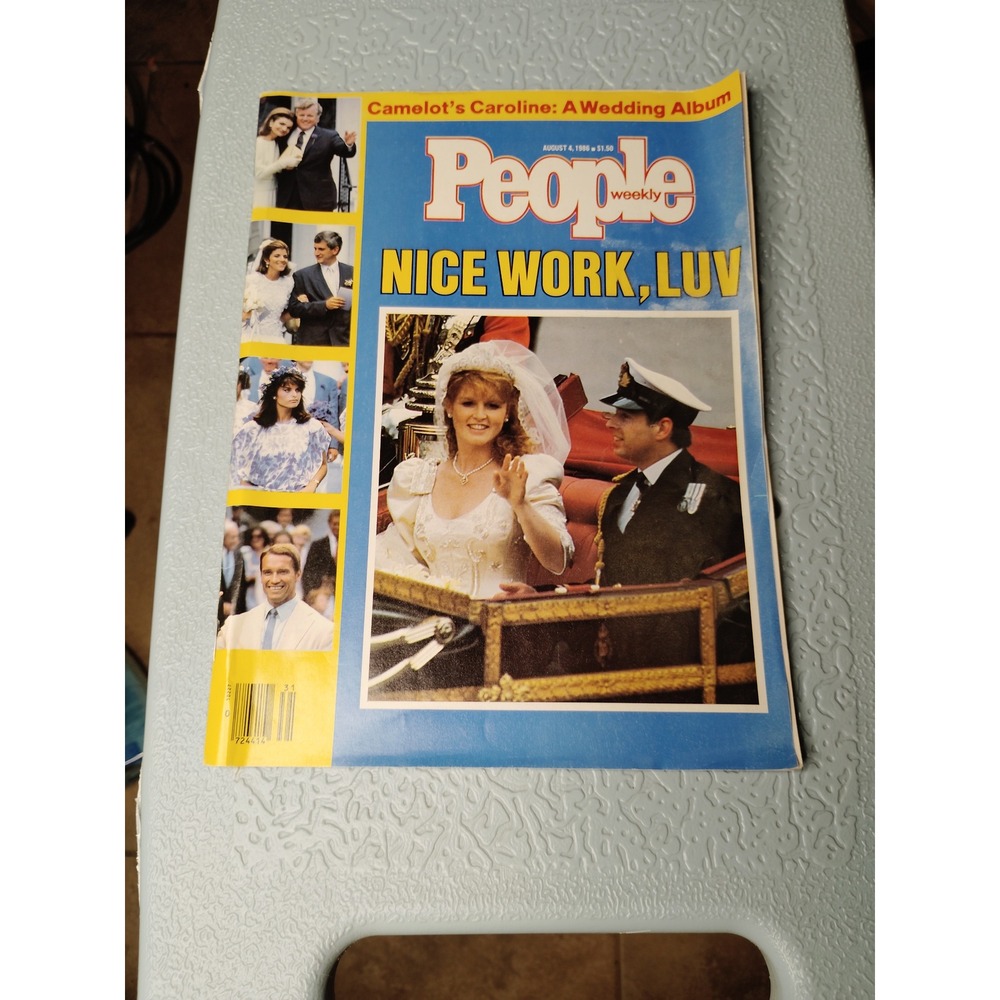 Vintage People Weekly August 4 1986 Sarah Ferguson Prince Andrew Royal Wedding